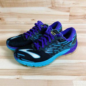Brooks Pure Cadence 5 Black Blue Teal Running Shoe - Women's Size 8.5